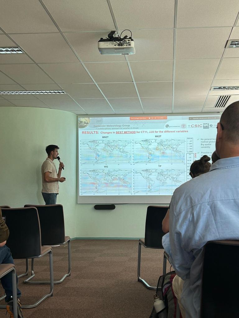 Santander MetGroup (@santandermeteo) on Twitter photo <a href="/OscarMirones/">Oscar Mirones</a> <a href="/juanferngran/">Juan A. Fdez</a> presented his work about a global-scale 🌍 evaluation Toulouse different #clustering methods 🧮 for atmospheric circulation, trying to define links with near-surface #weather 🌦 <a href="/OscarMirones/">Oscar Mirones</a> <a href="/juanferngran/">Juan A. Fdez</a> presented his work about a global-scale 🌍 evaluation Toulouse different #clustering methods 🧮 for atmospheric circulation, trying to define links with near-surface #weather 🌦