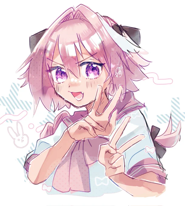 ぶいぶい〜!なアストルフォ  #FGO