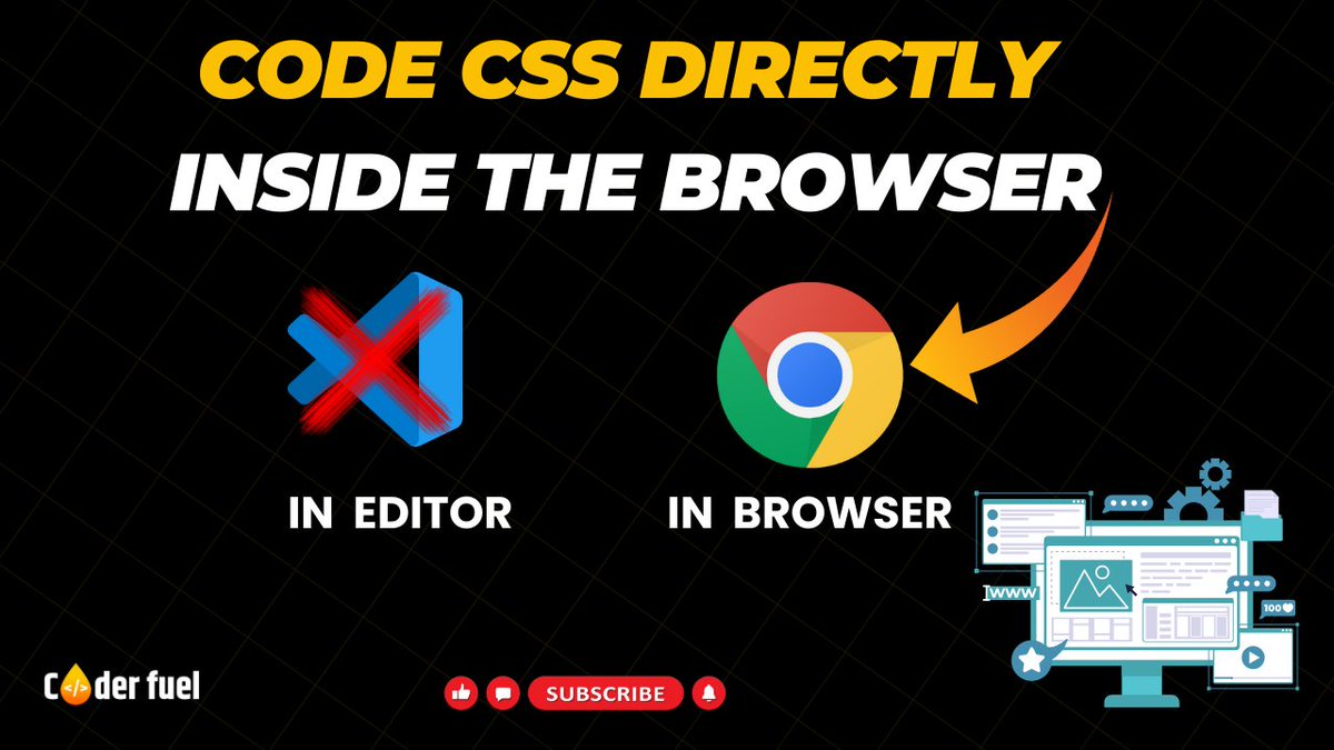 coder_fuel0's tweet photo. Code CSS Directly Inside the Browser (Not Using Inspect Elements)
https://t.co/AFHM8nzNYK
#WebDesignTips #DevLife #BrowserCoding #NoInspectElements #CodingInspiration #WebDevCommunity #TechSavvy #CodeNewbie #Community #CodeDaily #TechTrends #DesignTech #coderfuel https://t.co/JImquVolpn