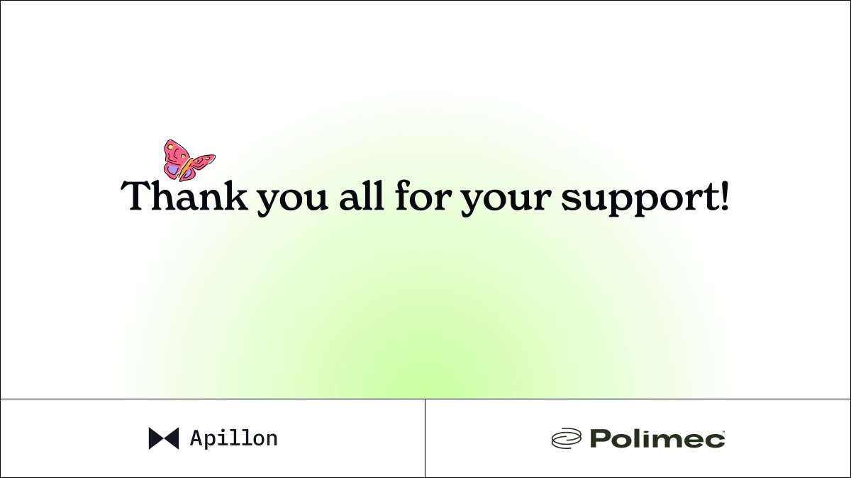 The Crowdsale on @PolimecProtocol has concluded. We appreciate all the positive feedback we received! 🙏

Although we did not meet our goals, this will not deter us from our mission: to accelerate the world’s transition to a fully decentralized Web3 future! 🚀