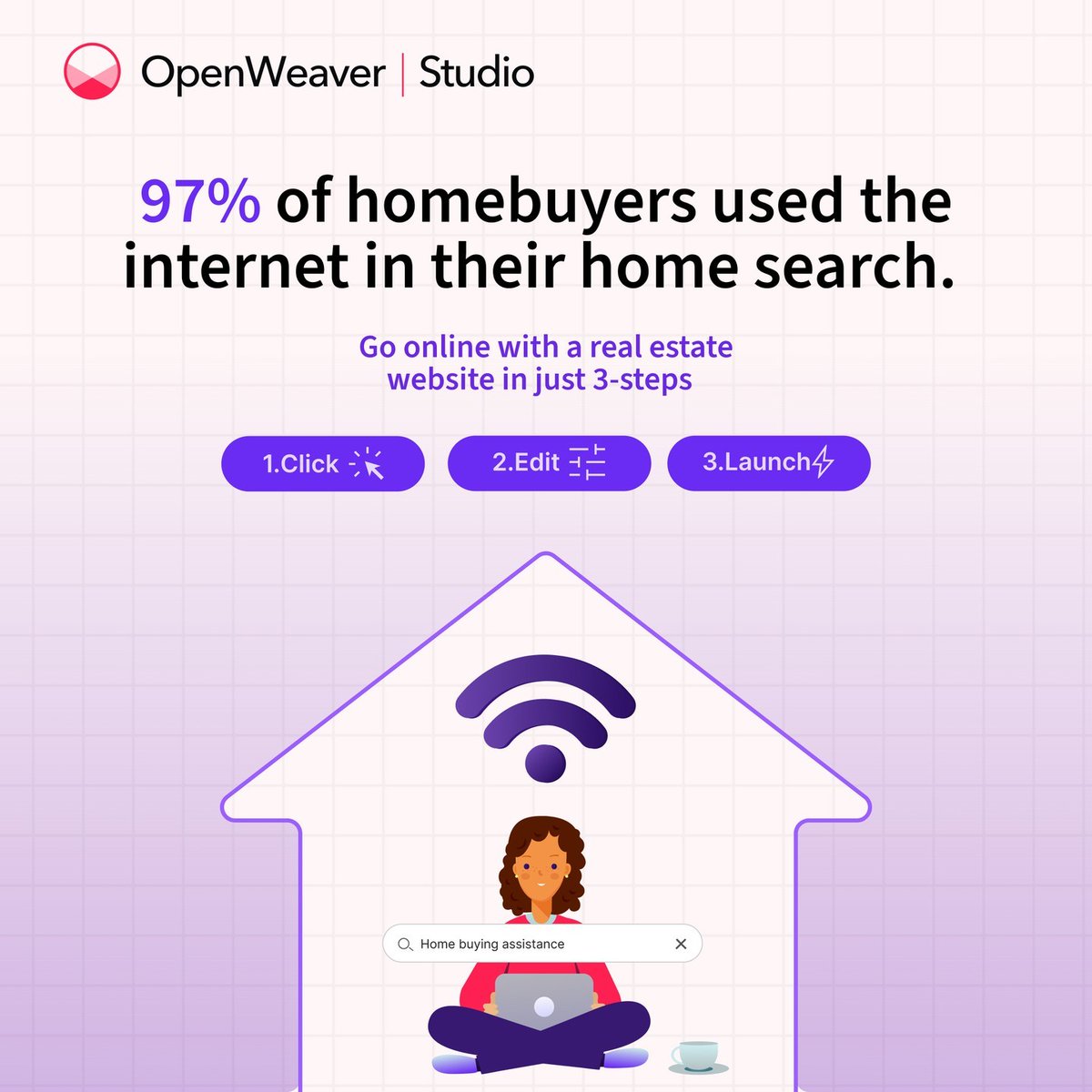 OpenWeaverInc's tweet photo. A website unlocks numerous opportunities for your 🏢🤝 real estate business. 
Get a professional website in just 3 steps! 1️⃣2️⃣3️⃣ 

https://t.co/DaxyVb10Kh. 

#OpenWeaver #NoCode #GenerativeaAI #Entrepreneurs #Startups #WebsiteDevelopment #RealEstate #RealEstateAgent #Realtor https://t.co/MLVmoHjfMC