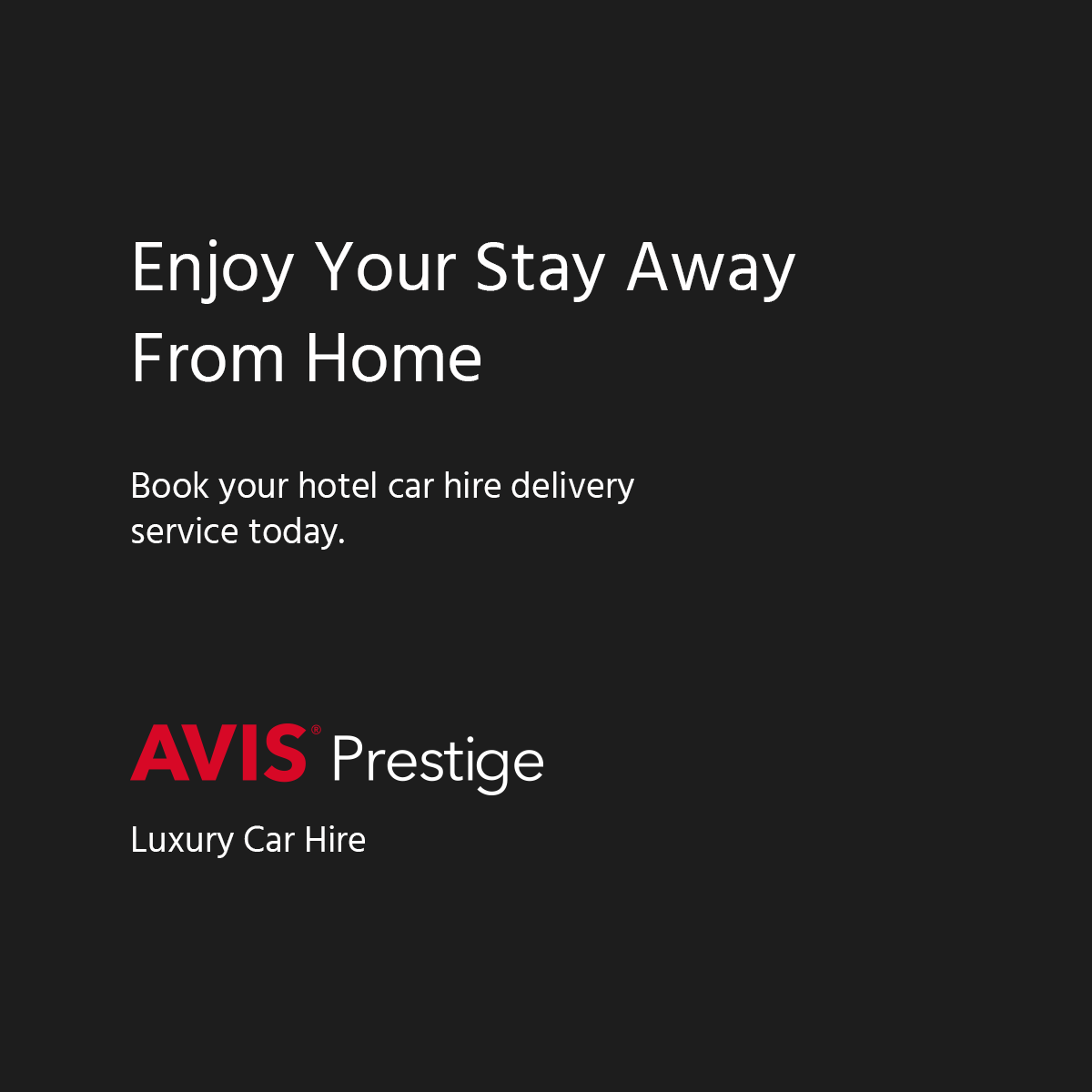 Avis Prestige UK tweet media