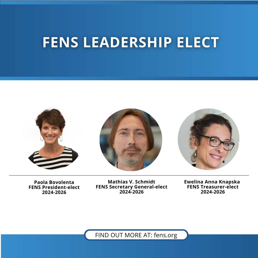 FENS (@fensorg) on Twitter photo 🤩 #FENS is proud to welcome its new leadership!
Congratulations to FENS President <a href="/KiehnLab/">Ole Kiehn</a>, FENS Secretary General <a href="/YiotaPoirazi/">Yiota Poirazi</a> and FENS Treasurer <a href="/KorosiAniko/">Dr. Aniko Korosi</a>.
Find out more about the new FENS leadership: loom.ly/MFPfPxg 🤩 #FENS is proud to welcome its new leadership!
Congratulations to FENS President <a href="/KiehnLab/">Ole Kiehn</a>, FENS Secretary General <a href="/YiotaPoirazi/">Yiota Poirazi</a> and FENS Treasurer <a href="/KorosiAniko/">Dr. Aniko Korosi</a>.
Find out more about the new FENS leadership: loom.ly/MFPfPxg