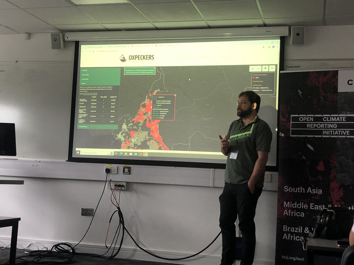 OxCIEJ's tweet photo. Another of our tools is featured at #CIJSummer: #MineAlertAfrica! is a geo-platform that was based off the concept our pioneering tool #MineAlert, and maps mining licences + biodiversity threats 👉 https://t.co/ZC5kAuyD8u 
@journalismfund @cijournalism https://t.co/L4kefRGKwN