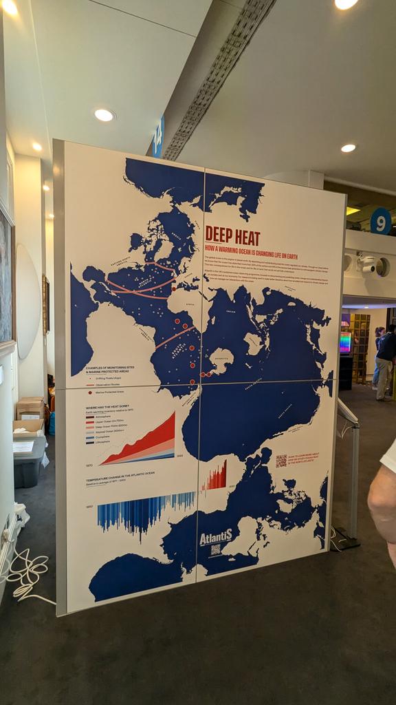 RyanDri35926314's tweet image. Check out how the ocean affects our climate this week at the Royal Society #Royalsocietyatlantis #summerscience #nocnews.