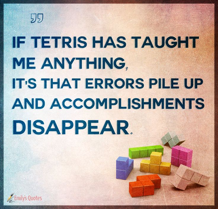 That's we have to keep accomplishing new things every day.  Keep it relevant.