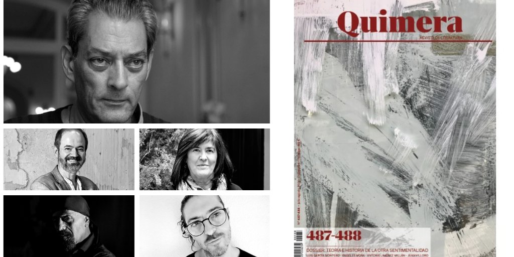 QuimeraRevista's tweet photo. 🔴Presentamos nuestro número de verano, #Quimera487, con entrevistas a Juan Villoro, Carlos Salem, Emilio Bueso y Alejandro Marcos, un dossier sobre los 40 años de la aparición del libro "La otra sentimentalidad", ficción, ensayos y más.
¡Descúbrelo!👇
https://t.co/gvQ2AogUMU https://t.co/jRQUb6ZwAN