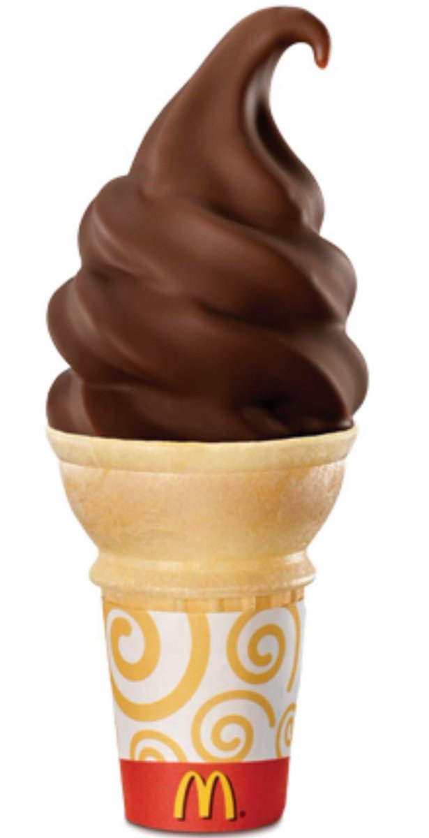 KembleStyle's tweet photo. @WFAADaybreak The fabulous  McDonald’s Chocolate Dipped Cone! #iamup https://t.co/bZI6aRfneW
