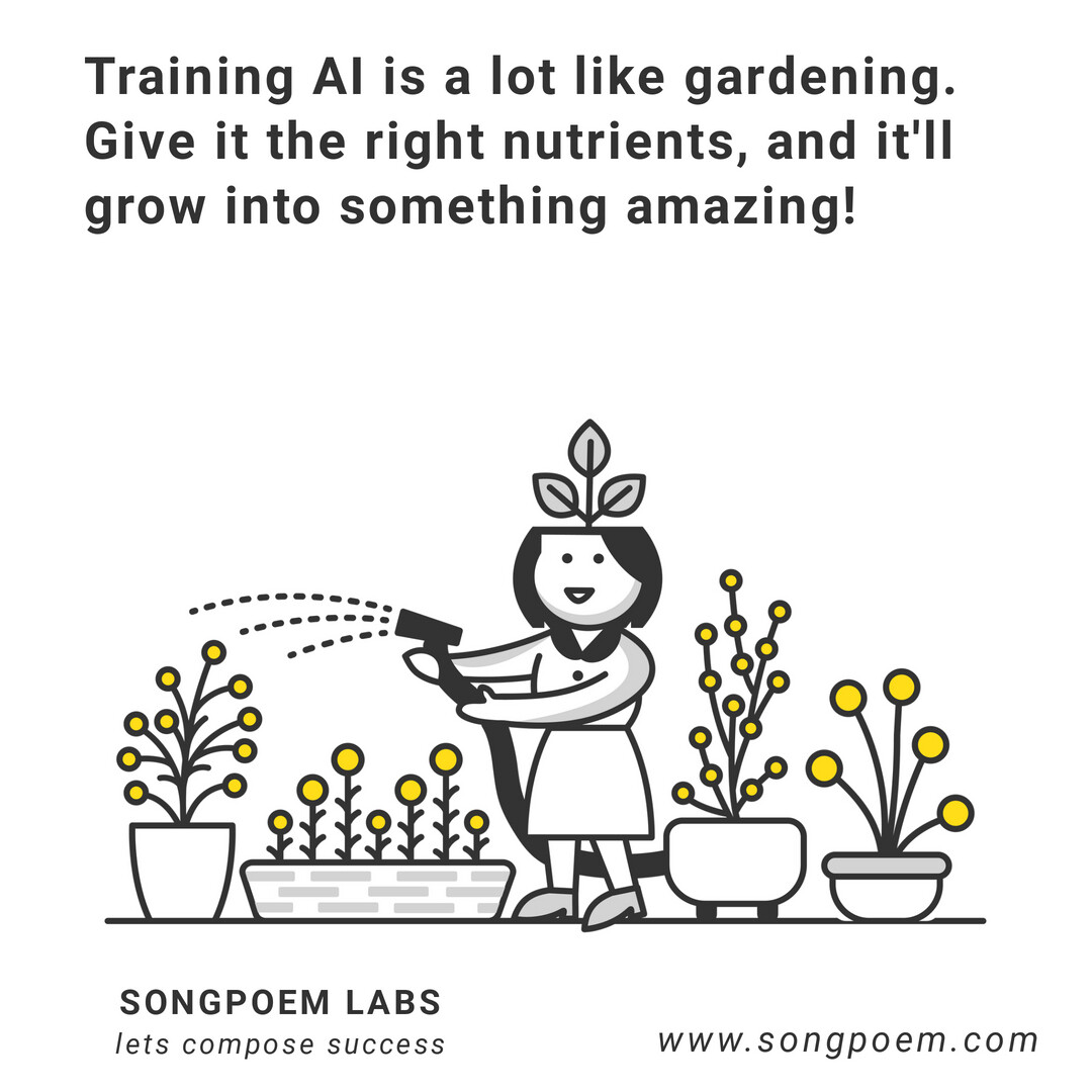 songpoemHQ's tweet photo. Feed your AI the right data, and watch it blossom into a powerful tool for your business.
Need AI solutions for your business? speak with our experts.
#AI #data #neurons #training #letscomposesuccess https://t.co/L4k70uTBx0