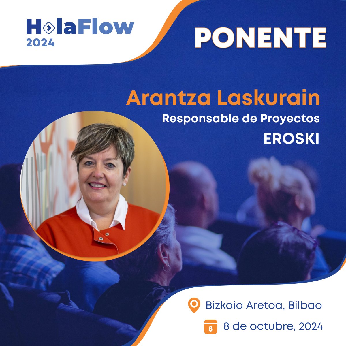 📢 Presentamos a Arantza Laskurain, Responsable de Proyectos en <a href="/EROSKI/">EROSKI</a>. Conoce cómo lideran proyectos transversales poniendo foco en el cliente usando el pensamiento de flujo ¡No te lo pierdas, ven a #HolaFlow! holaflow.es

#businessagility #projectmanagement