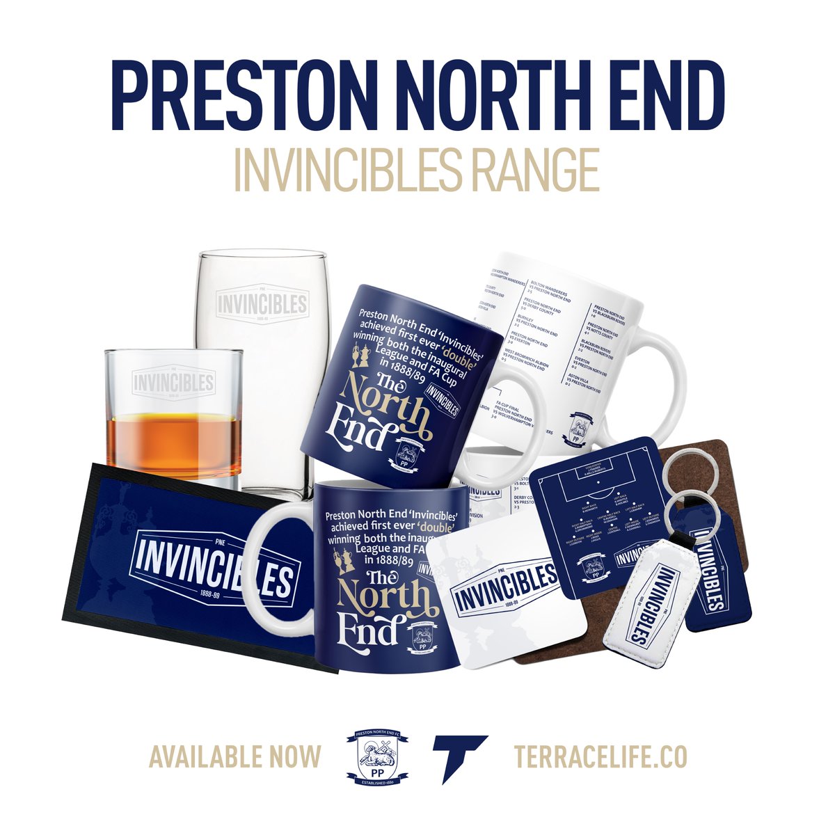 The new <a href="/pnefc/">Preston North End FC</a> official Invincible's capsule is simply stunning!

Order your collectors piece today | theterracestore.com/collections/pr…

Retweet, we have a pint glass to give away #pnefc