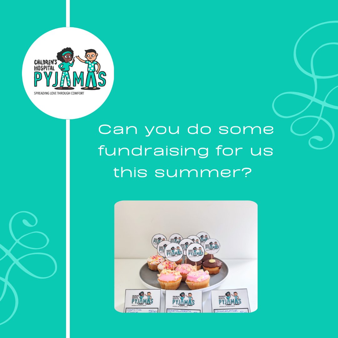 During the school holidays, could you host a fundraiser for us?

Maybe a bake sale or a sponsored walk? There's some ideas in our booklet, bit.ly/chpfundraising but feel free to get creative and share on our socials 😀

#spreadinglovethroughcomfort #fundraising #charity