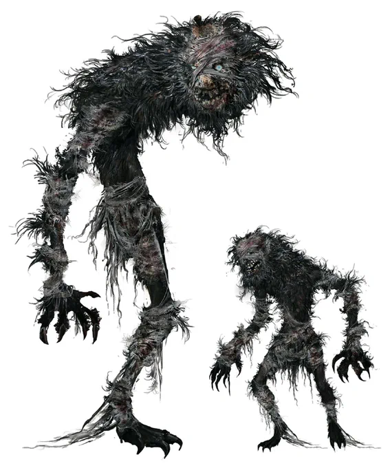 Concept art | Bloodborne - Beast Patient 