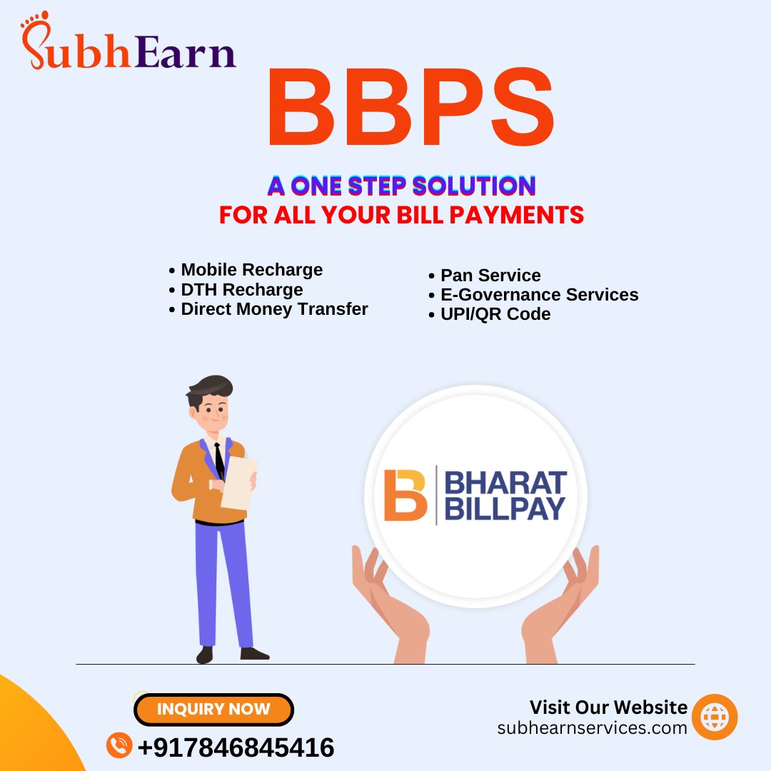 subhearn1999's tweet image. BBPS (Bharat Bill Payment System)
☎️ +917978292880 / +91 78468 45416
For More Details Visit Our Website – subhearnservices.com
Address - JEYPORE, TELIGUDA NEAR AADARSH MINING SCHOOL
#subhearnservicesprivetelimeted
#software
#aepsservice
#mobileapp
#india
#informationtechnology