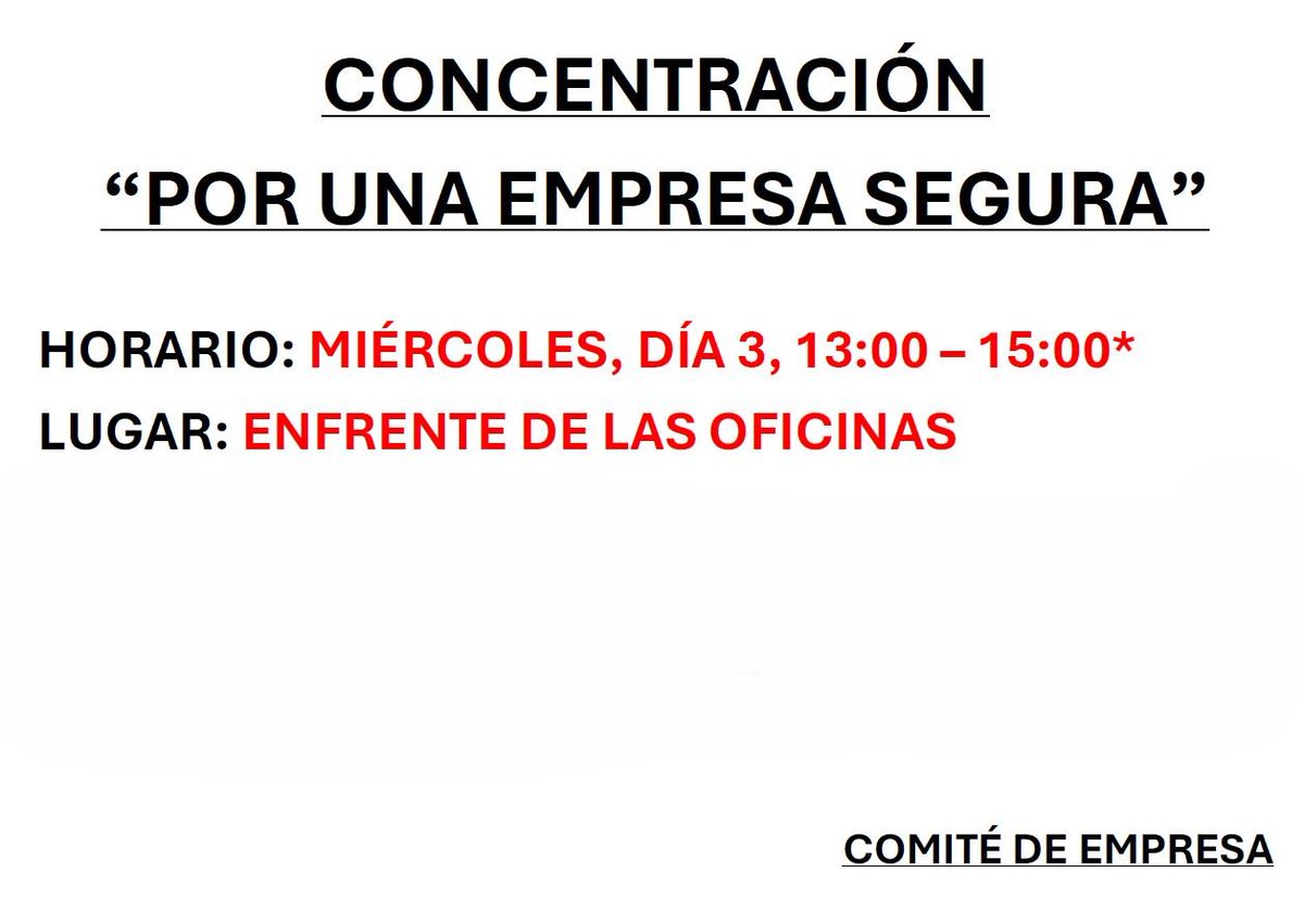 CCOOindustria's tweet photo. 🔴Exigimos empresas seguras donde no nos juguemos el pellejo cada vez que vamos a trabajar!
🔴Lan egin ondoren, etxera bizirik eta osorik bueltatu nahi dugu! 
⚠️Todo el apoyo al trabajador malherido en Haizea Bilbao!
▪️Concentración mañana, 3 de Julio a las 13:00 en las oficinas. https://t.co/Wh5xIiXtqU