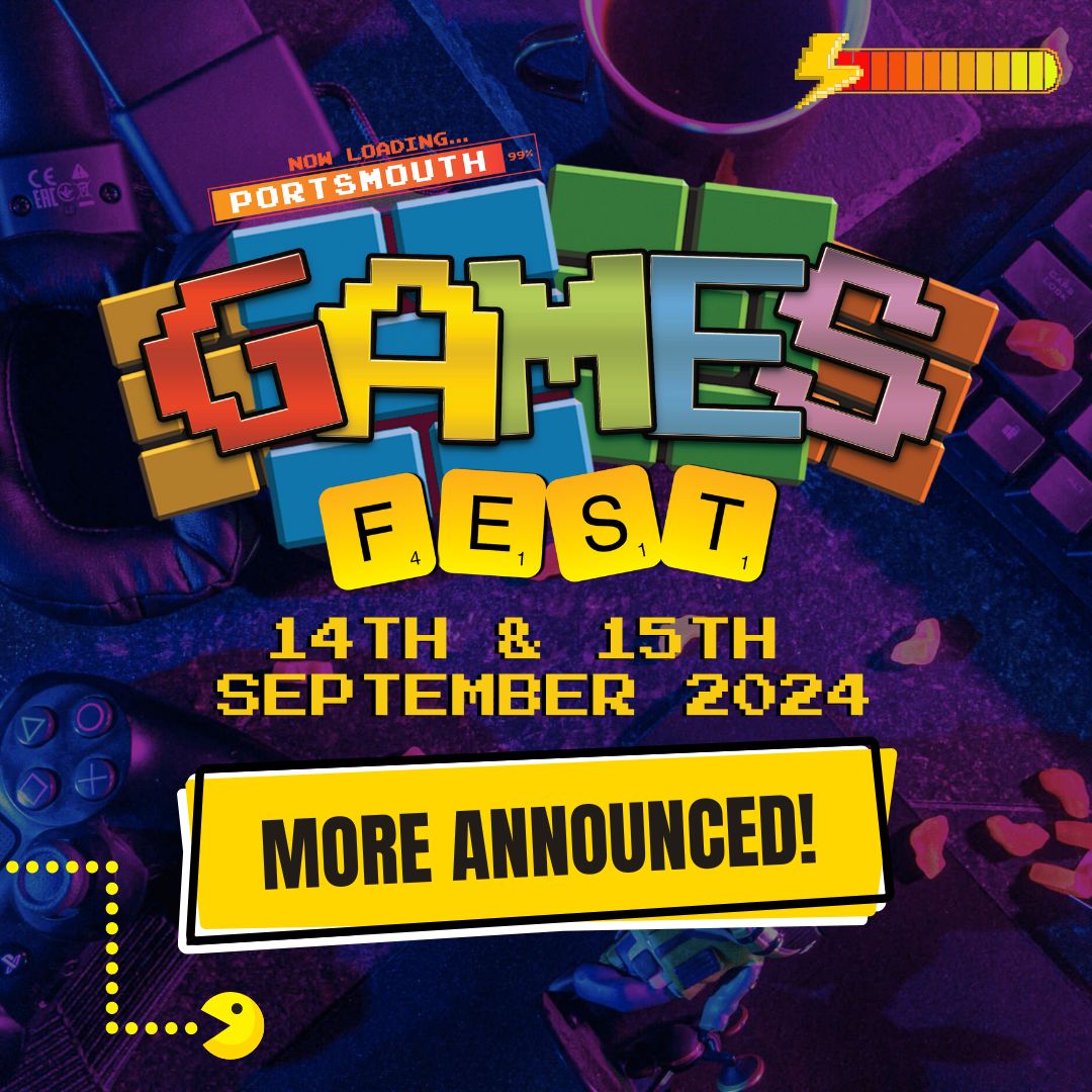This year's Games Fest is shaping up to be the biggest ever! Even more content has now been added to the recently announced Games Fest which will be returning to Portsmouth Guildhall on 14th and 15th September. Learn more in our latest press release: buff.ly/3L4IAzk
