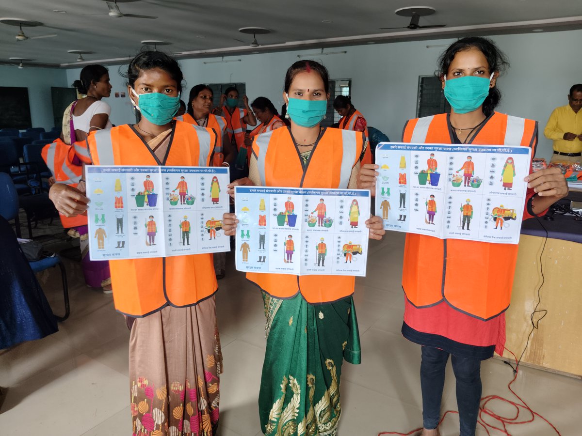 Sanitation worker's Training on Safety &amp; Dignity in Bastar district by the support of UNICEF Chhattisgarh