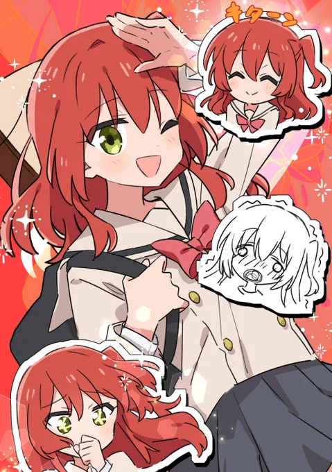 #これでフォロワーさん増えました 結束バンド好き顔詰め