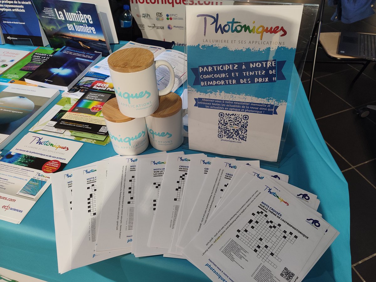#OptiqueNormandie2024 
Pensez-vous être un expert en #photoniques, #optique et #laser ? Venez tester vos connaissances et gagnez des prix !
📍 Rejoignez-nous au stand R15 à <a href="/univrouen/">Université de Rouen Normandie</a>. 
 🎁Ne manquez pas cette opportunité ! 
<a href="/sfoptique/">SFO</a> <a href="/NicolasBonod/">Nicolas Bonod</a> <a href="/EDPSciences/">EDP Sciences</a>