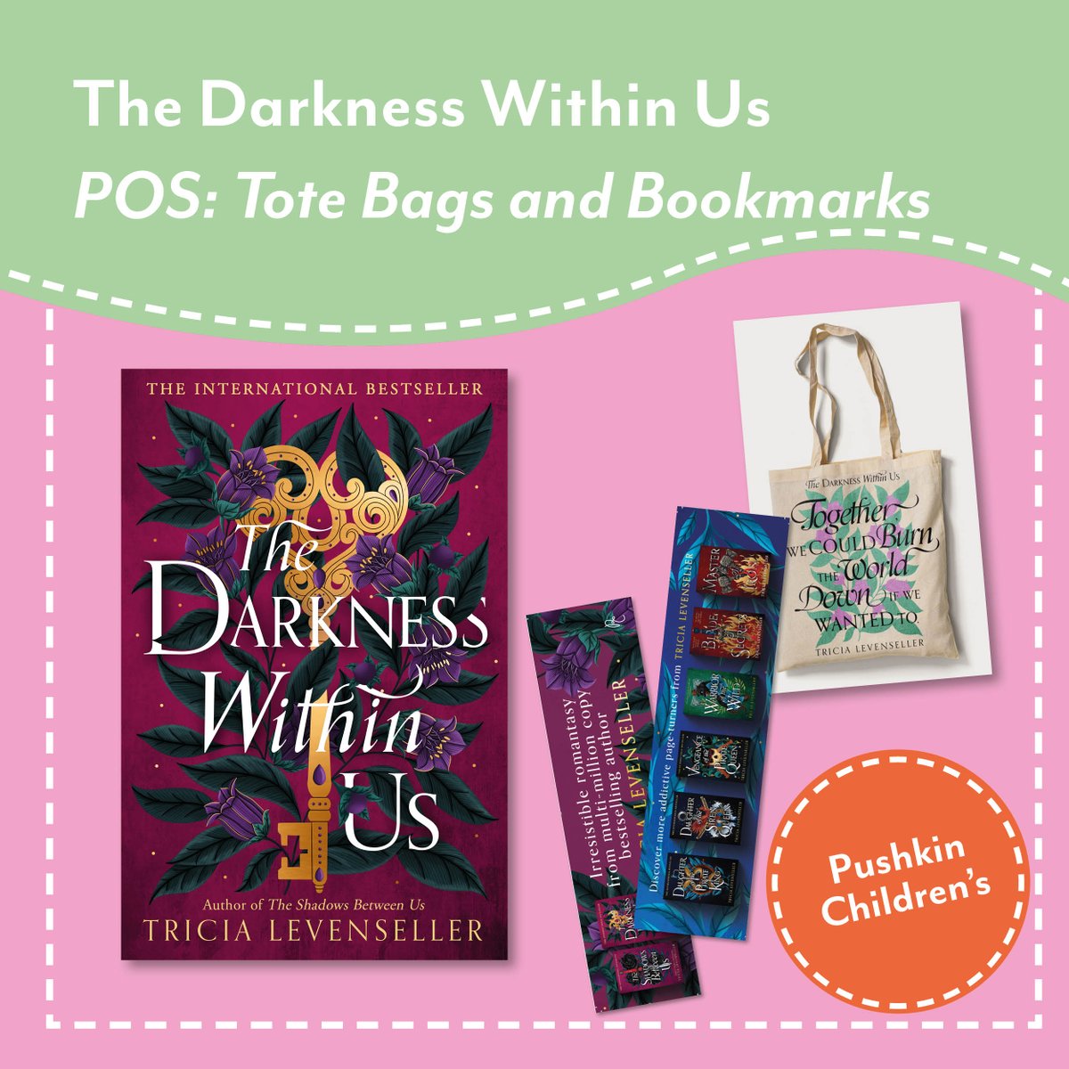 Bounce Sales and Marketing ❤️📗 (@bouncemarketing) on Twitter photo The Darkness within Us by <a href="/TriciaLevensell/">Tricia Levenseller (she/her)</a> is out in July and we have Bookmarks and Tote Bags for our lovely bookshops. #ChooseBookshops #AskBounce #Julynewbooks <a href="/PushkinChildren/">Pushkin Children's Books</a> The Darkness within Us by <a href="/TriciaLevensell/">Tricia Levenseller (she/her)</a> is out in July and we have Bookmarks and Tote Bags for our lovely bookshops. #ChooseBookshops #AskBounce #Julynewbooks <a href="/PushkinChildren/">Pushkin Children's Books</a>