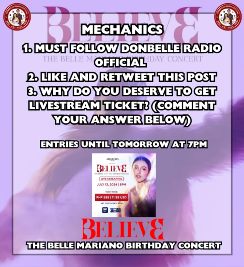3 WINNERS po pipiliin para sa  Team Bahay 1st GA‼️‼️ 

Join na po kayo kay <a href="/DB_radioOFC/">DonBelle Radio Official</a>

Thank You po to our generous sponsor from Abroad 🫶.