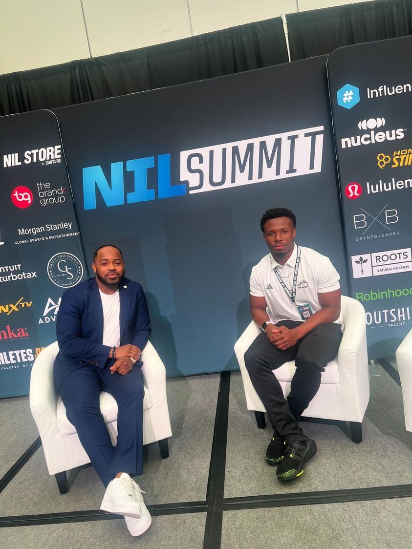 #NIL summit w/  <a href="/RenSportsGroup/">Renaissance Sports Group</a> client, Kenneth Womack