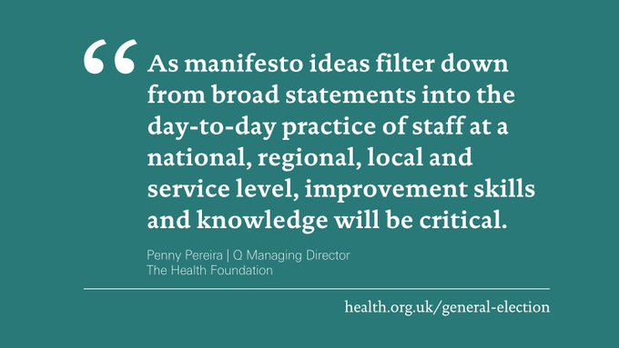 Our Managing Director <a href="/PennyPereira1/">Penny Pereira</a> shares why well-evidenced improvement approaches will be an essential part of the mix to design and deliver change, turning pledges into NHS practice.

Read the blog 📄: health.org.uk/news-and-comme…
