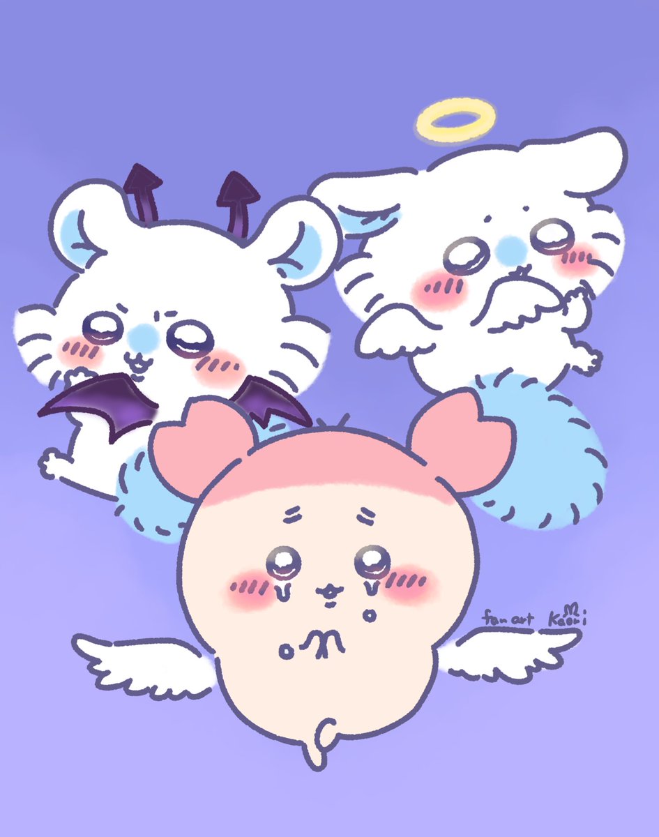 モモンガ😈꒰ঌカニちゃん໒꒱モモンガ👼🏻 モモンガとカニちゃん