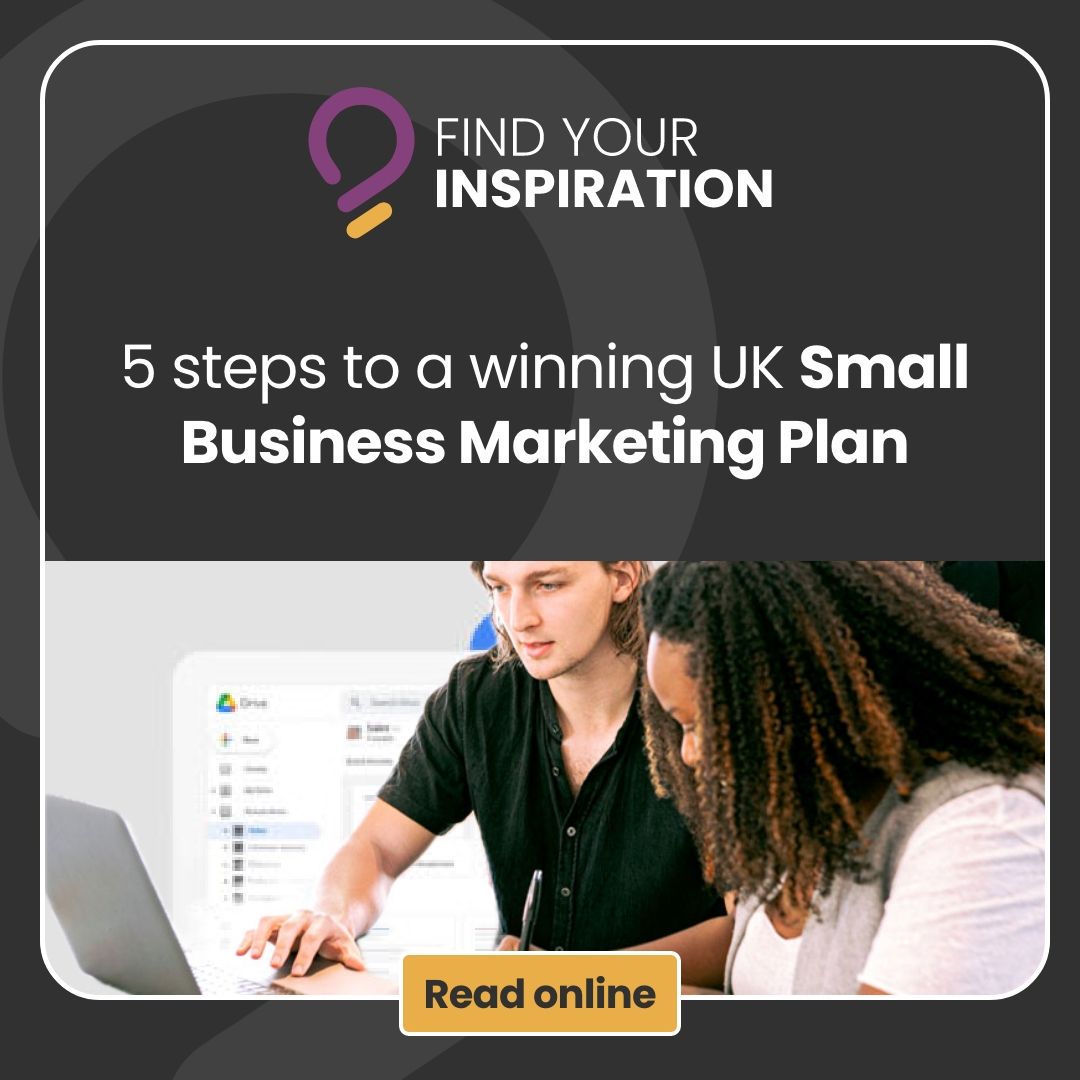 A rock-solid marketing plan comes is your compass to reaching your target audience and leaving a lasting footprint. 

Head over to our blog to see how to get started.
findyourinspiration.co.uk/small-business… 

#marketing #smallbusiness #marketingplan