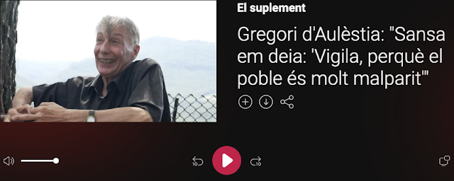 blocmmt's tweet photo. Entrevisten Gregori de Aulestia a Cat Ràdio. "Sansa em deia: 'Vigila perquè el poble és molt malparit". Nova entrada al bloc de la història del poble de les 13 cases. https://t.co/cSAanKi24C
👉https://t.co/npwEgkxhEL👈
#Tor #Interview #Entrevista #GregoriAulestia #13cases https://t.co/8CHuaYI2Jy