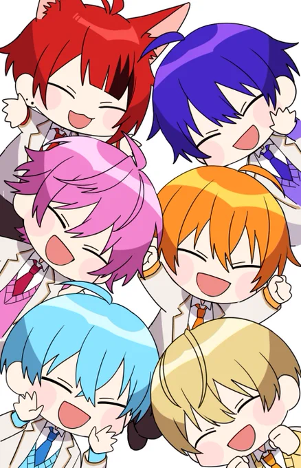 【300万人!】祝い方のクセが強すぎる歌い手グループが草wwww   アニメイラストを担当しました! 300万人おめでとうございます