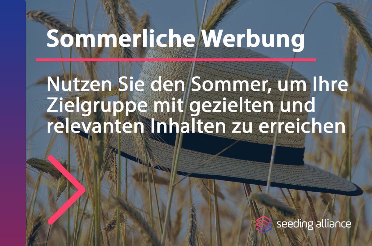 🌞 Sommerliche Werbung: Jetzt Native Advertising aktiv steuern! 🌞

Nutzen Sie den Sommer, um Ihre Zielgruppe mit gezielten und relevanten Inhalten zu erreichen. Jetzt ist die Zeit, Ihre Kampagnen anzupassen und in Echtzeit zu optimieren!

lnkd.in/eKSeZhY4