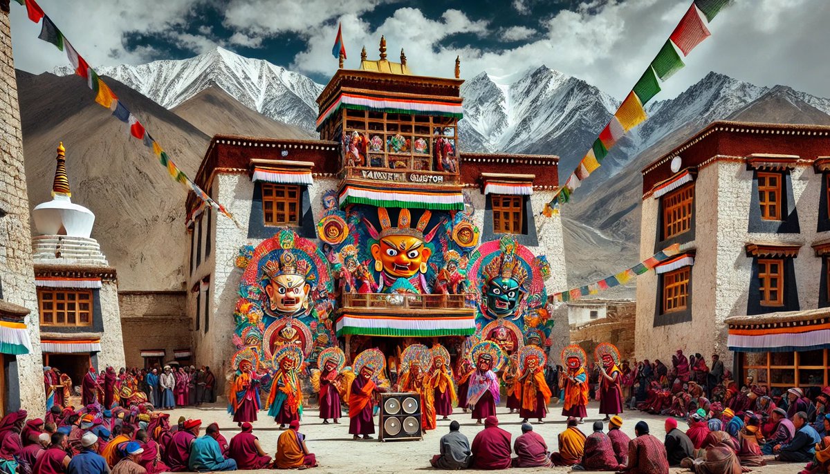 tanzinstanzin1's tweet image. Karsha Gustor : Experience the captivating Karsha Gustor Festival at Karsha Monastery in Zanskar on July 3-4

Stay longer to explore Zanskar's beautiful landscapes, serene monasteries, and unique culture

Don't miss this unforgettable celebration

#VisitLadakh #JulleyLadakh