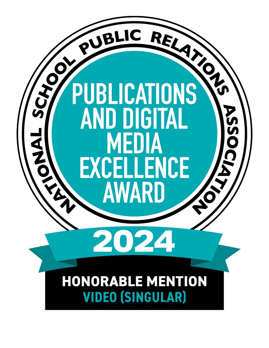 edwardhooperPR's tweet image. Learned last night we won 2 more NSPRA Publication Awards — An award of Merit in Excellence in Writing and an Honorable Mention for our Success Lives Here video. That is 4 total awards by the NSPRA this year.