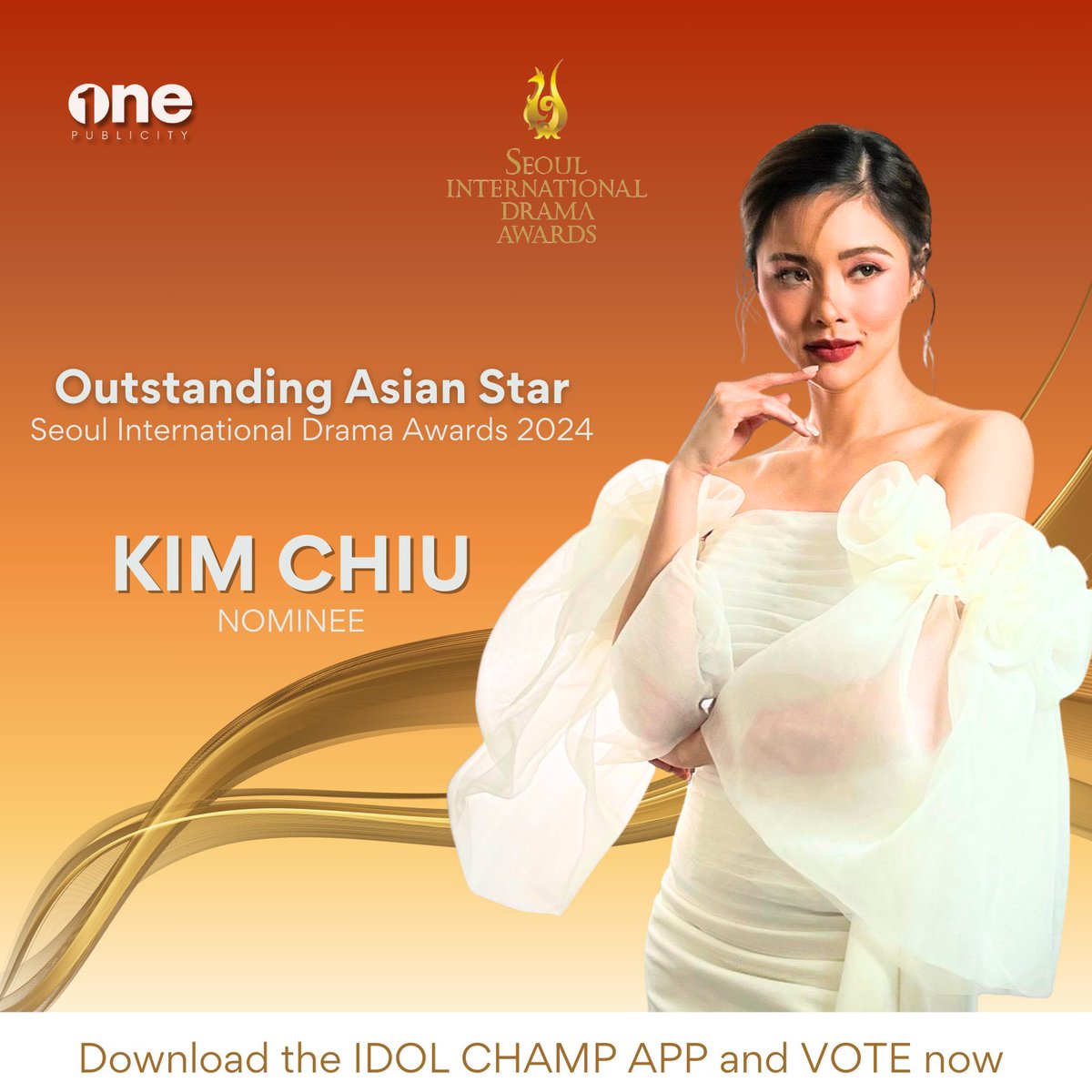 Let us know if you've already voted today. 💜 Kim Chiu is vying for the  Outstanding Asian Star award at the Seoul International Drama Awards 2024.  Voting ends on July 14. #KimChiu, image size:1200x1200