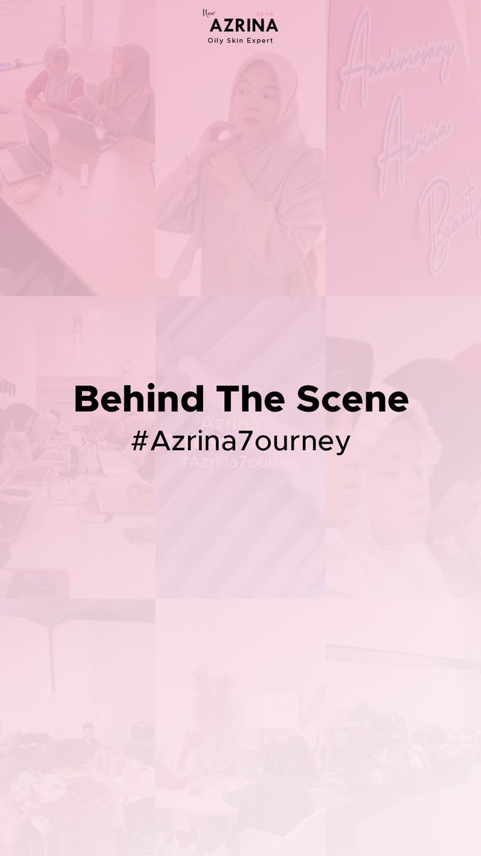 AzrinaBeautyid's tweet photo. 𝐀 𝐆𝐥𝐢𝐦𝐩𝐬𝐞 𝐨𝐟 𝟕𝐭𝐡 𝐀𝐳𝐫𝐢𝐧𝐚 𝐁𝐞𝐚𝐮𝐭𝐲✨

Di balik layar Azrina Beauty, Azrina selalu berusaha untuk memberikan 𝐩𝐞𝐧𝐠𝐚𝐥𝐚𝐦𝐚𝐧 𝐲𝐚𝐧𝐠 𝐭𝐞𝐫𝐛𝐚𝐢𝐤 bagi kamu Squad🤗

Tetap jadi saksi 𝐩𝐞𝐫𝐤𝐞𝐦𝐛𝐚𝐧𝐠𝐚𝐧 𝐀𝐳𝐫𝐢𝐧𝐚 ya Squad!😊

#azrinabeauty https://t.co/5TM0WhCS2i