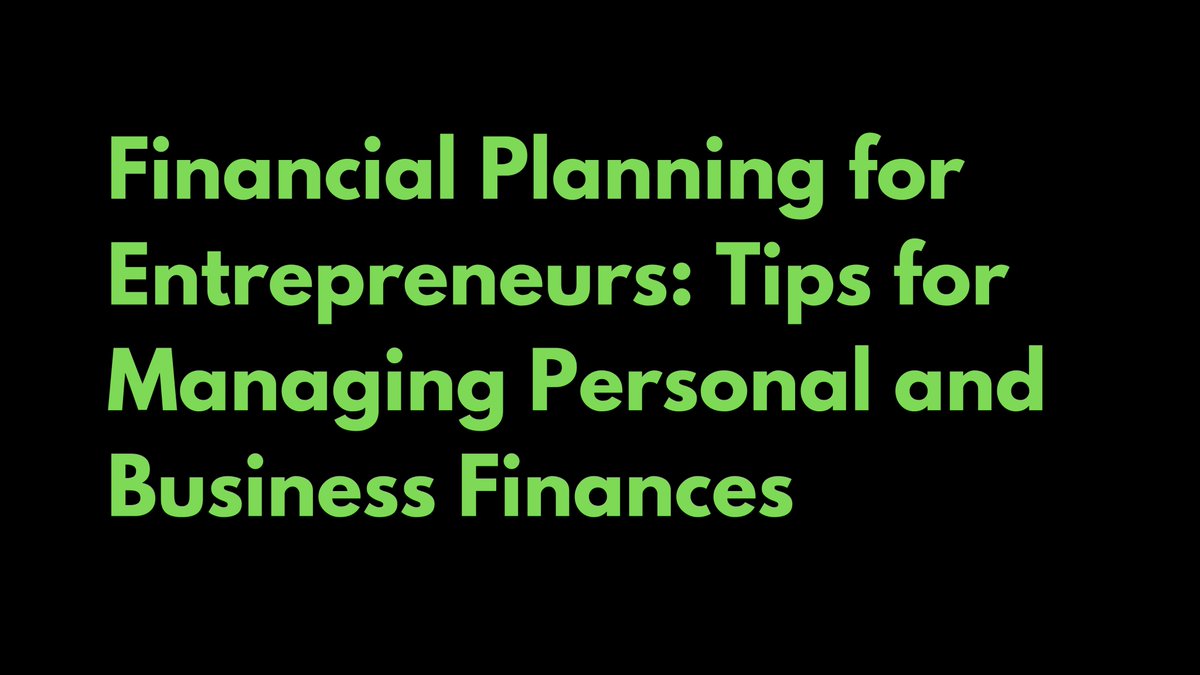 bawse_ai's tweet photo. Want to be a #FinancialBoss as an entrepreneur? This blog unlocks the secrets of managing personal & business finances! Learn how to budget, build an emergency fund & more. Click the link here: https://t.co/mdgMmYWeON
#Entrepreneur #bawse https://t.co/YeLLwVDRFA
