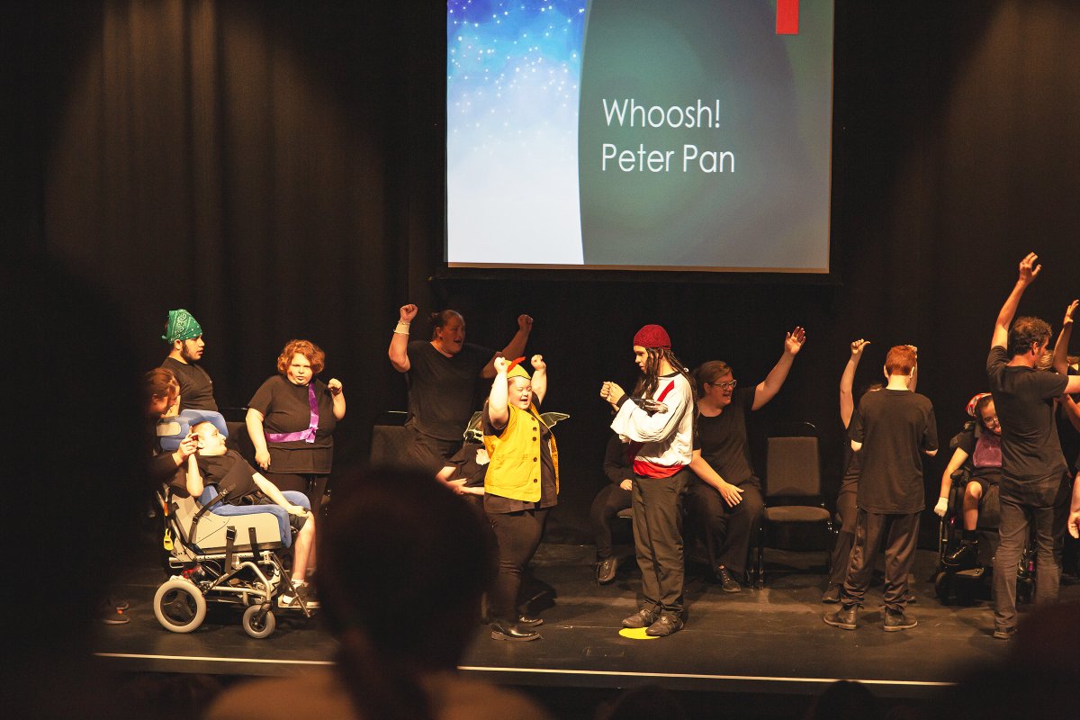 TheDukesTheatre's tweet photo. 1/2 Last Wednesday the FE and Secondary Departments of The Loyne Specialist School performed their show 'A Time to Dream' on our stage! This was a culmination of all their hard work as they shared some of their favourite stories, hopes and dreams. https://t.co/oDPP71nXpy
