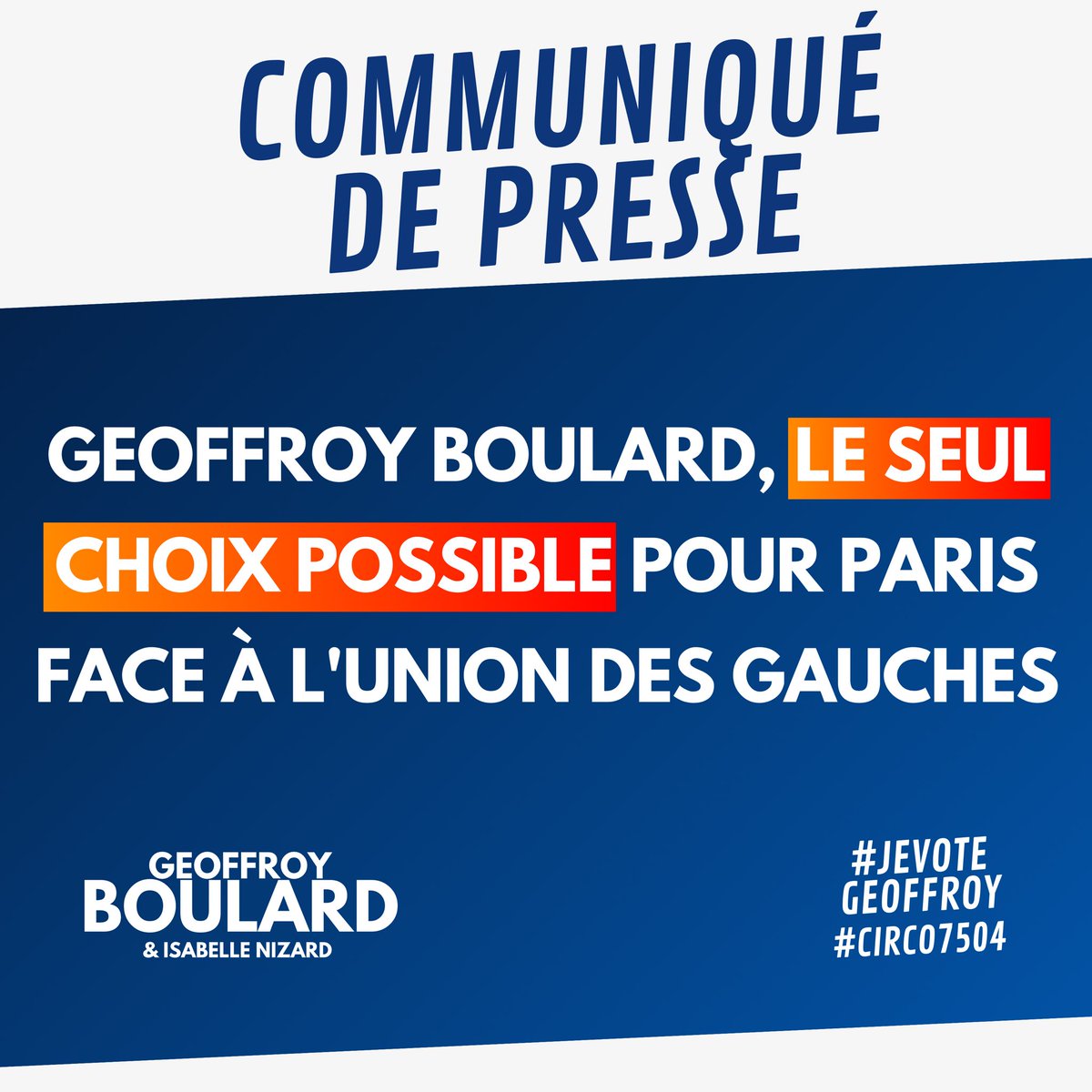 geoffroyboulard's tweet photo. 🚨 Ma réaction suite à l’annonce du retrait de candidature de la candidate du Nouveau Front Populaire en faveur de la députée sortante Ensemble pour la République ⤵️ 
https://t.co/XmzgP8jAsS
#Circo7504 #Législatives2024 https://t.co/5hJJlxiYgm