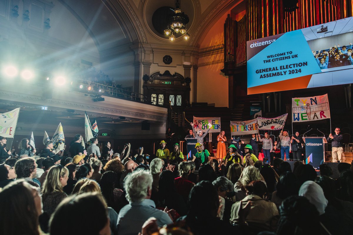 At our national #GeneralElection assembly we heard powerful responses from politicians on issues that matter to communities. Should they be elected, they've agreed to work with us on #LivingWage, #Citizenship, #Housing &amp; more.

So, what was said? 🧵 (1/16)

#CitizensManifesto
