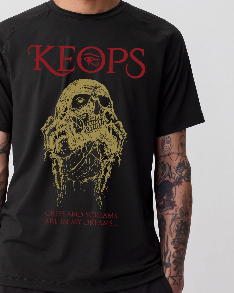 OfficialKeops's tweet photo. 🎸 New T-Shirt Alert! 🤘 Our band just dropped fresh merch!
Get ready for the coolest threads at our next show in HALA Zagreb on July 13, 2024. 🎶🔥 https://t.co/GJ48Kr2NbQ