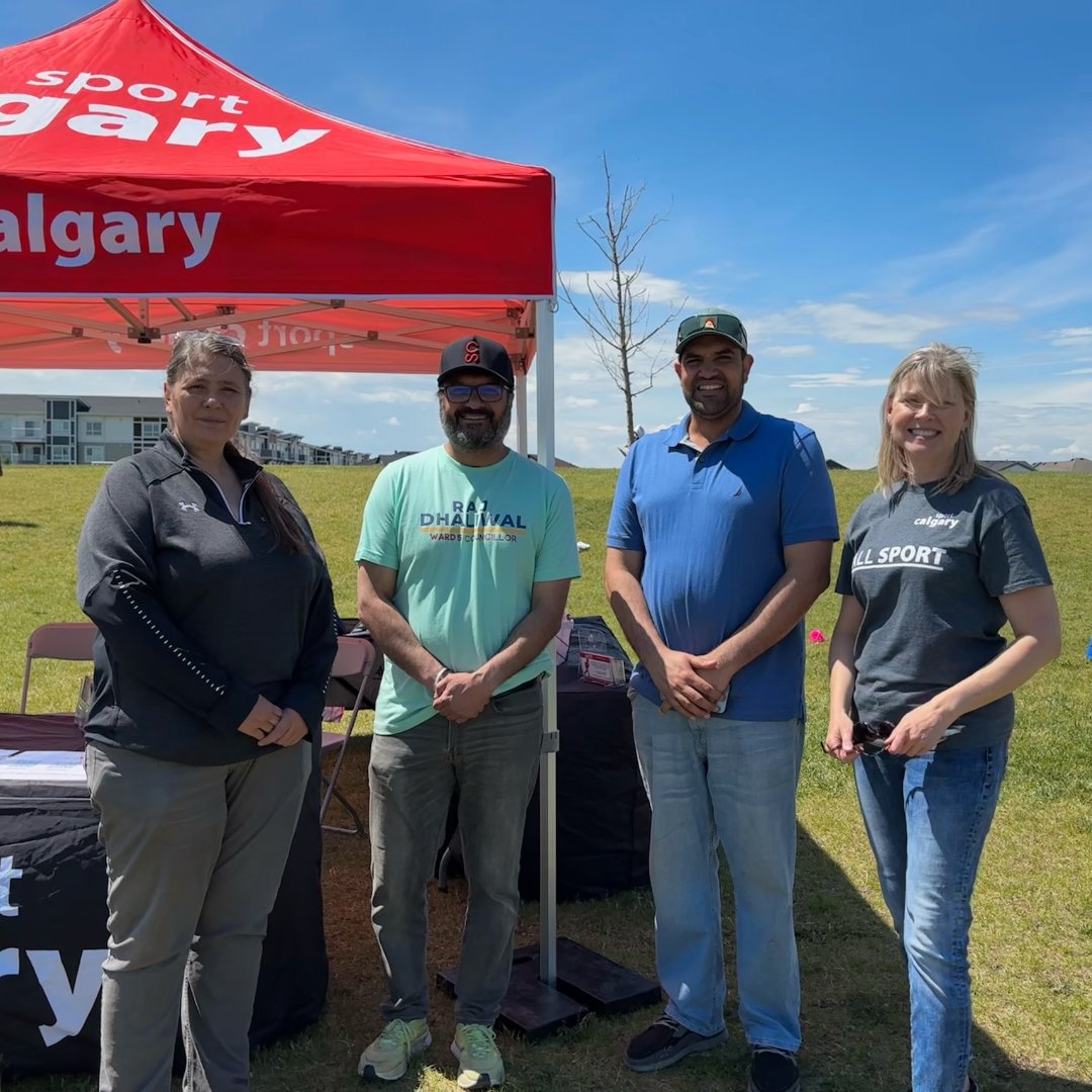 Thank you, Raj Dhaliwal, Ward 5 Councilor, for having Sport Calgary at the Ward Party on Saturday! We had a fantastic time engaging with the community!