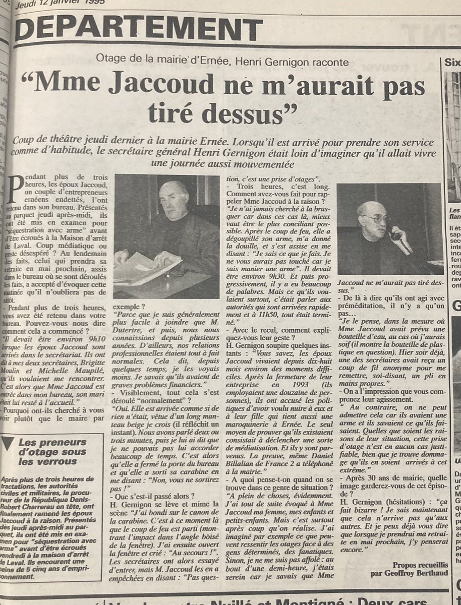 clementinemrpro's tweet photo. Un article retrouvé dans les archives du @CDLM53 https://t.co/jrgUP3nQnp