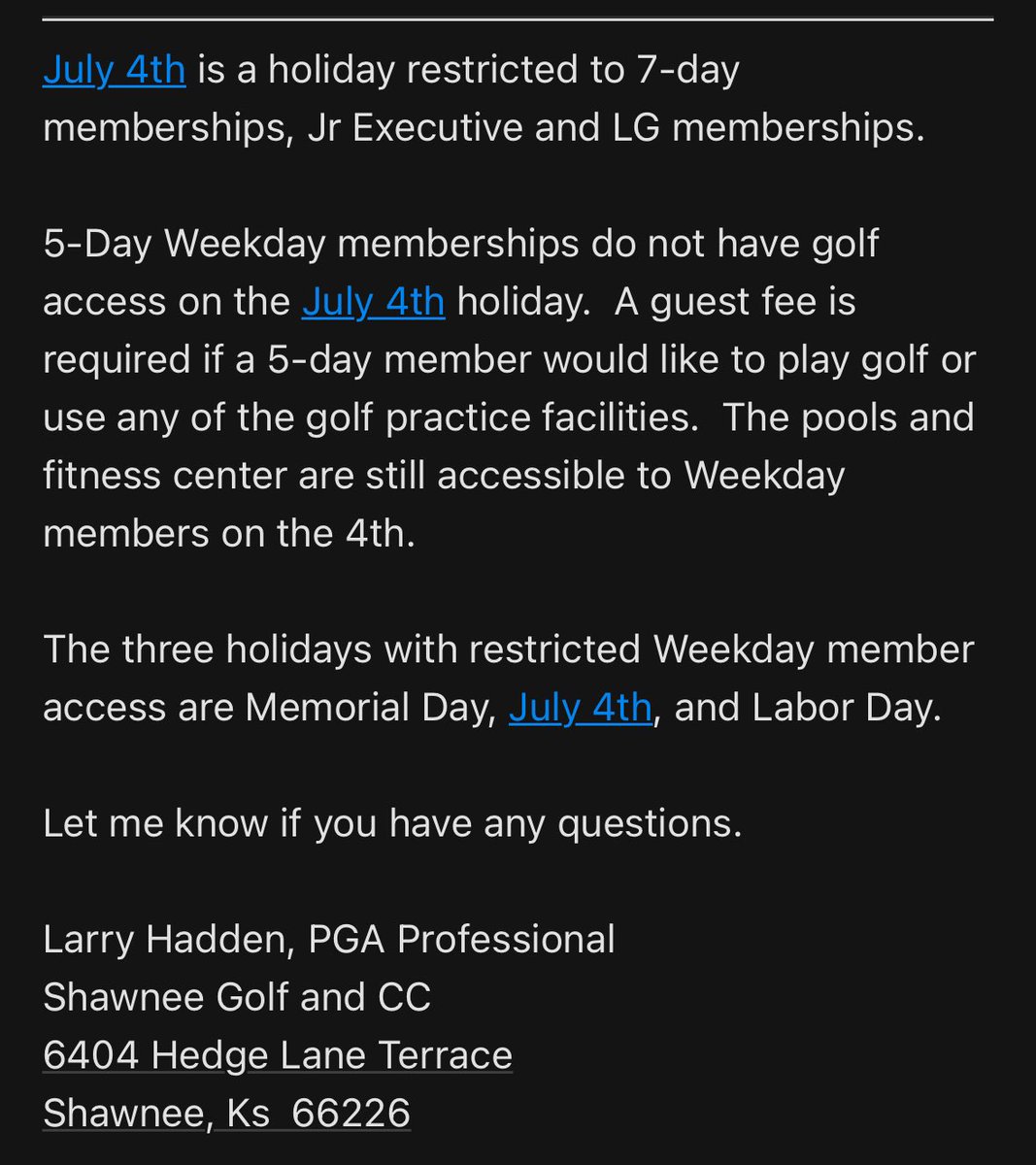 Pros: Never miss an opportunity to keep members in check. Have a “problem” that only involves a subsection of members? Send an email to ALL members reminding them of the 3 core principles
1. You’re not REALLY welcome
2. You’re probably doing something wrong
3. YOU are the problem