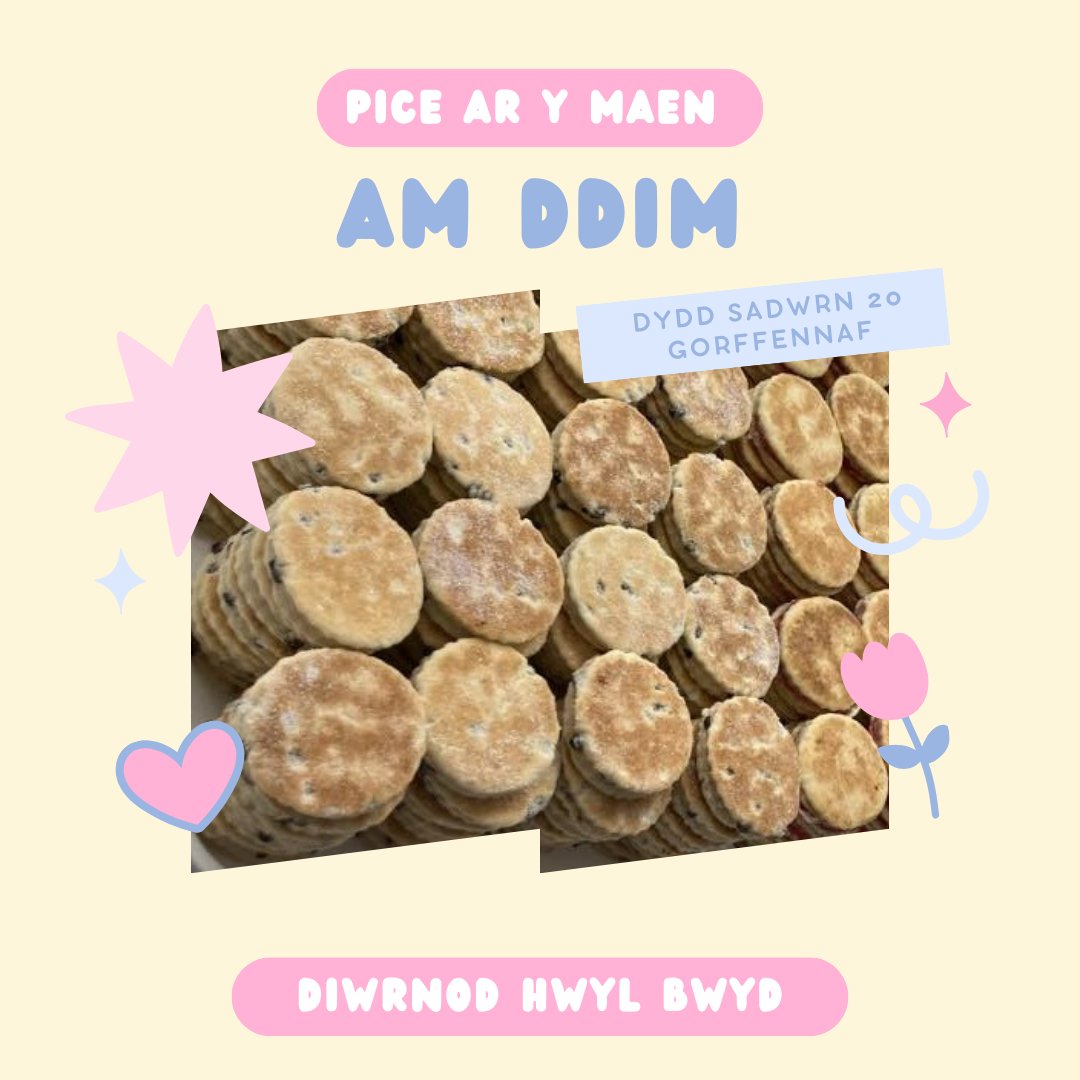 Os nad yw hufen iâ am ddim yn ddigon, rydym hefyd yn rhoi 500 o Bice ar y Maen i ffwrdd yn ystod ein Diwrnod Hwyl Bwyd, Ddydd Sadwrn 20 Gorffennaf a hynny gan Bakestones ym Marchnad Dan do Merthyr. Rhagor o wybodaeth i ddilyn.
