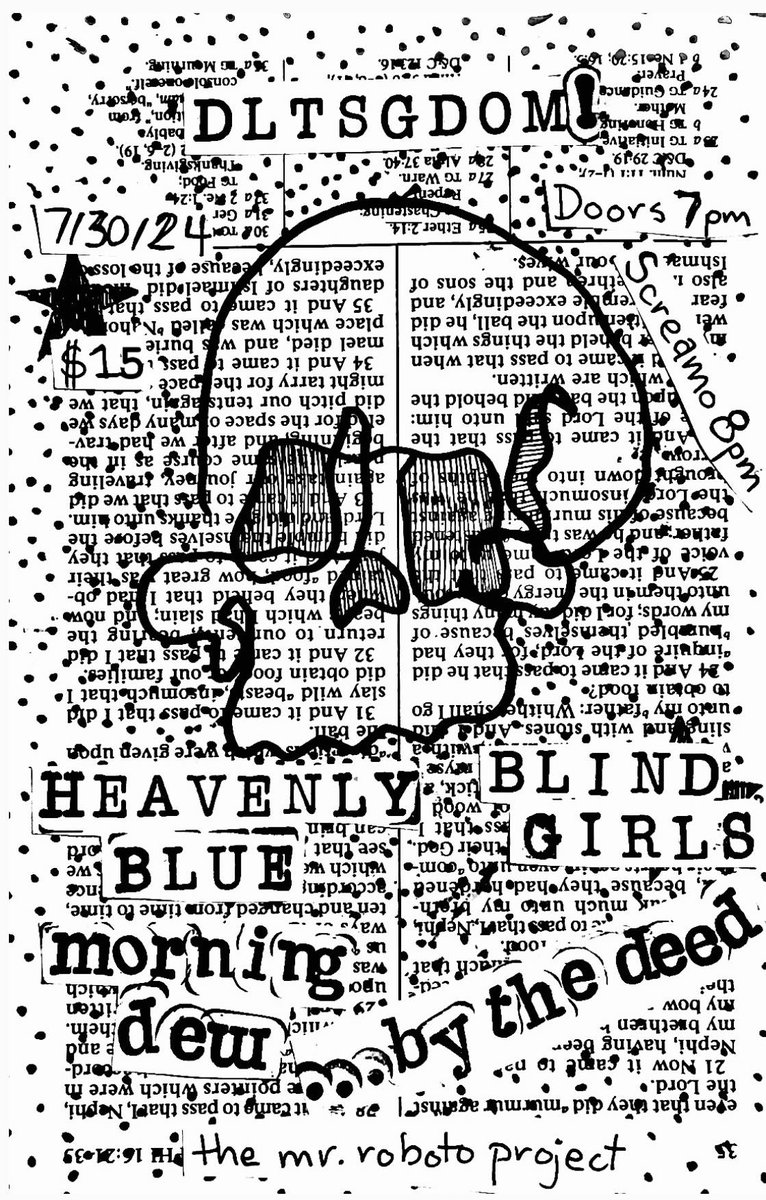 DLTSGDOM! Collective (@dltsgdomshows) on Twitter photo NEW SHOW: @heavenly_crew + Blind Girls w/ <a href="/morningdewemo/">morning dew</a> + ...by the deed 7/30 at <a href="/RobotoProject/">The Roboto Project</a>!!
TICKETS: dltsgdom.ticketleap.com/heavenly-blue-… NEW SHOW: @heavenly_crew + Blind Girls w/ <a href="/morningdewemo/">morning dew</a> + ...by the deed 7/30 at <a href="/RobotoProject/">The Roboto Project</a>!!
TICKETS: dltsgdom.ticketleap.com/heavenly-blue-…