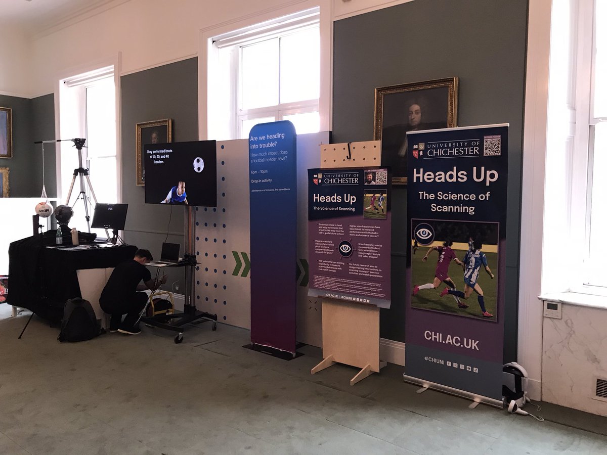 So fortunate to represent <a href="/chiuni/">University of Chichester</a> here <a href="/royalsociety/">The Royal Society</a> with our other exhibitors #science #biomechanics #sportscience with <a href="/ChrisPocock_/">Chris Pocock</a> <a href="/MarcusSmith78/">Prof Marcus Smith</a> <a href="/DrJennySmith/">Dr Jenny Smith</a>