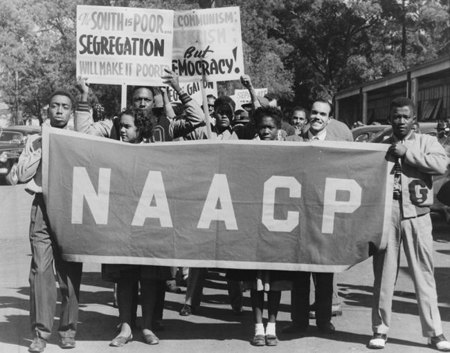 NAACP's tweet image. 60 years ago today, the Civil Rights Act of 1964 was signed into law, a monumental step towards equality.

Today, we honor the legacy of those who have fought for justice in this nation and continue to push for a fair and just society for all.