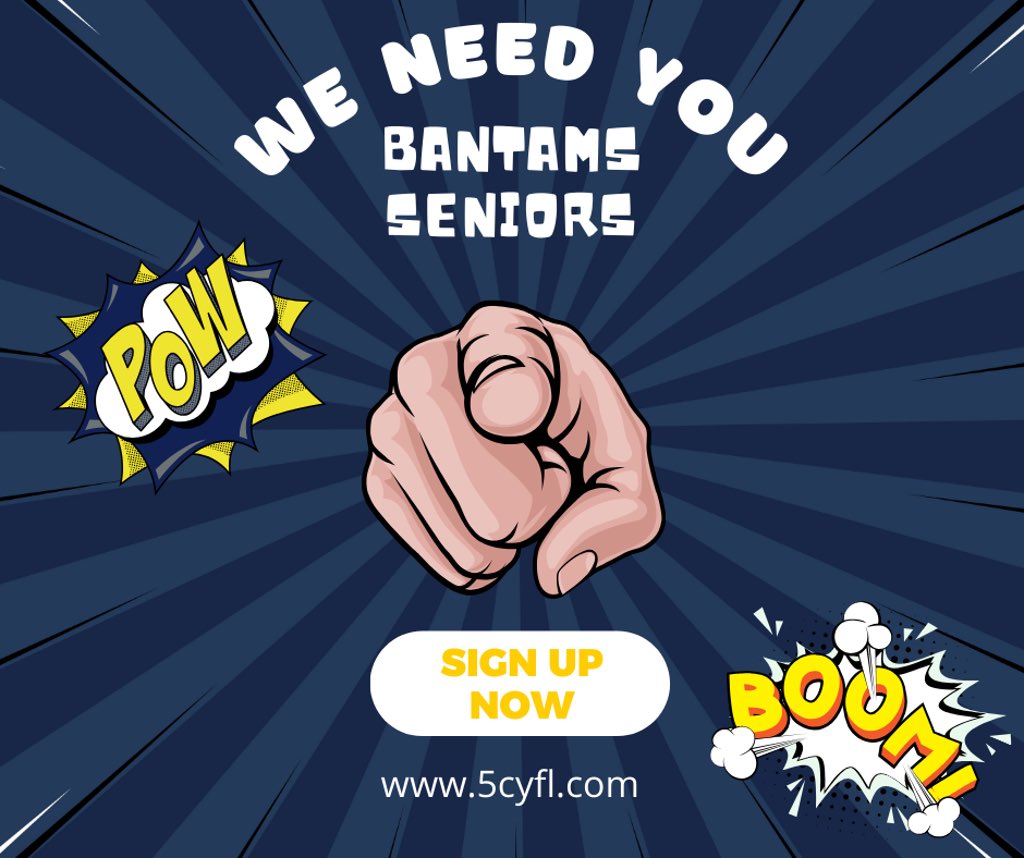 5cyfl's tweet photo. Haven’t registered yet? Do you have a friend that might want to play? We have decided not to increase prices till the season begins on July 22. Payment plans are available. We still have a few full and partial scholarships available. WE NEED BANTAMS AND SENIORS!!! https://t.co/63DxvZFy77