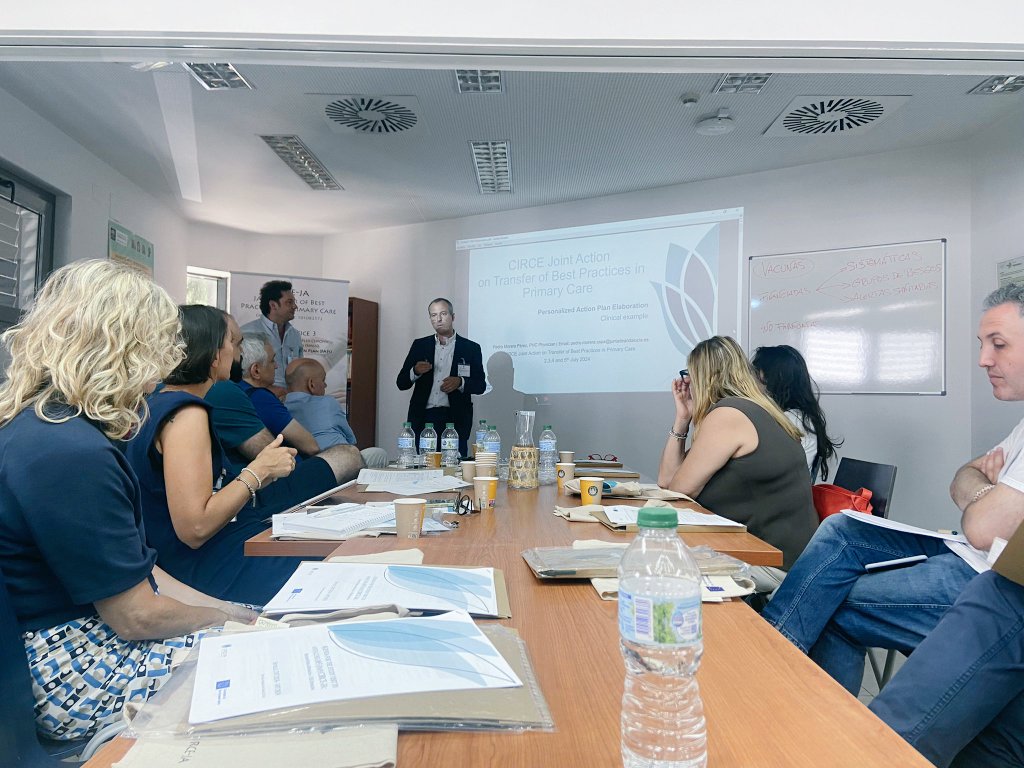 Transferring best practice in Primary Care: Personalized Action Plans: Andalucia--Emilia Romagna
<a href="/CIRCE_JA/">CIRCE-JA</a> #circeja <a href="/EU_HaDEA/">HaDEA</a> <a href="/EUComission/">EU Comission</a> #AtencionPrimaria